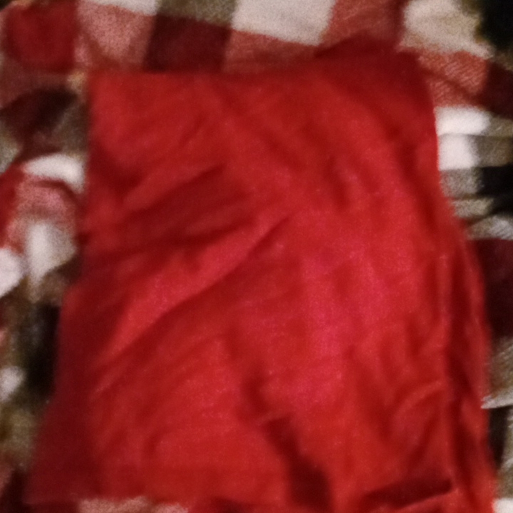 Large red shirt
